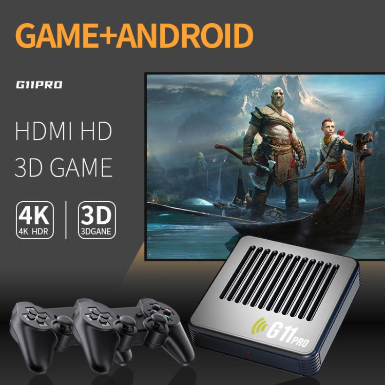 G11 PRO Game Machine TV Box Dual System HDMI HD 4K Retro Arcade, Style: 256G 60,000+ Games - Pocket Console by PMC Jewellery | Online Shopping South Africa | PMC Jewellery | Buy Now Pay Later Mobicred