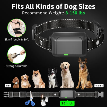 Color Screen Remote Control Pet Electric Shock Circular Dog Trainer(Black) - Training Aids by PMC Jewellery | Online Shopping South Africa | PMC Jewellery | Buy Now Pay Later Mobicred