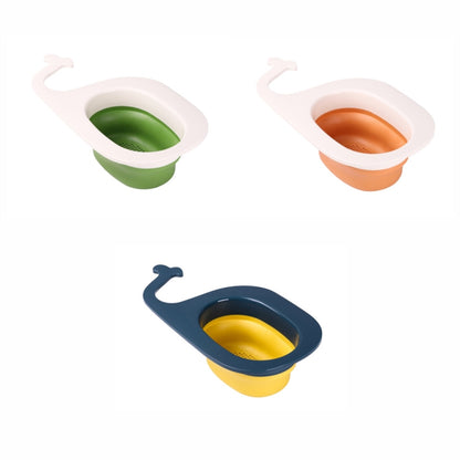 Multifunctional Whale-shaped Foldable Kitchen Fruit and Vegetable Draining Basket(Yellow Blue) - Filters by PMC Jewellery | Online Shopping South Africa | PMC Jewellery | Buy Now Pay Later Mobicred