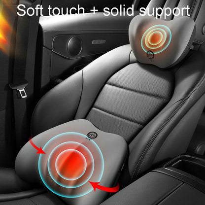 Automotive Memory Foam Backrest Headrest Car And Home Soft Cushion Lumbar Pillow Backrest, Style: Headrest Orange - Seat Accessories by PMC Jewellery | Online Shopping South Africa | PMC Jewellery | Buy Now Pay Later Mobicred