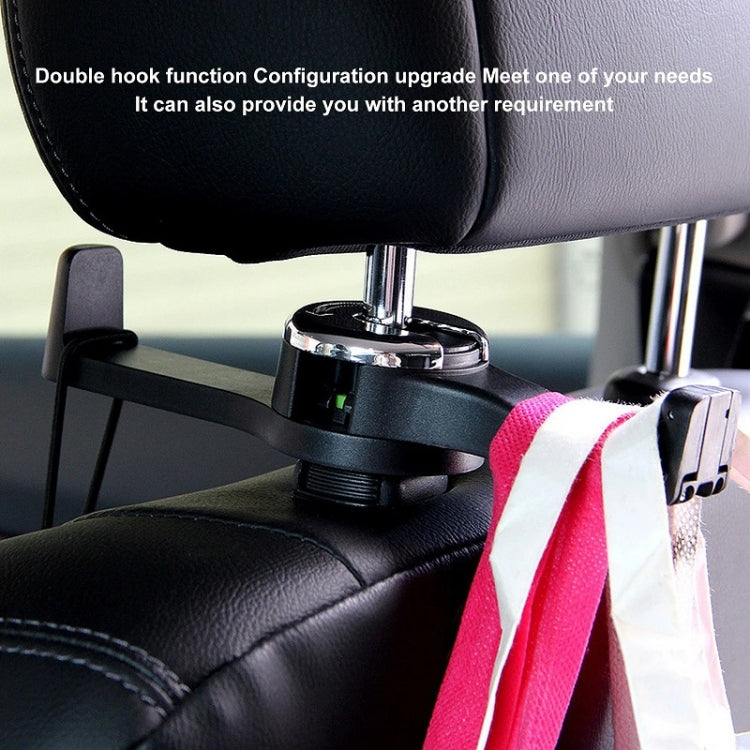 Car Back Seat Double Hook Phone Holder, Color: Black - Auto Fastener & Clips by PMC Jewellery | Online Shopping South Africa | PMC Jewellery