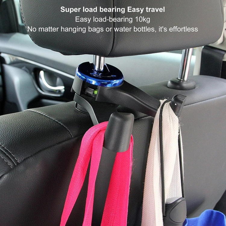 Car Back Seat Double Hook Phone Holder, Color: Black - Auto Fastener & Clips by PMC Jewellery | Online Shopping South Africa | PMC Jewellery