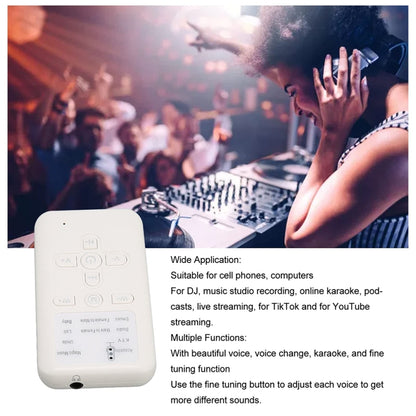 M11 Mini Phone Computer Sound Card Voice Changer Live Karaoke Recording Voice Transformer(English) - Live Sound Effects Processors by PMC Jewellery | Online Shopping South Africa | PMC Jewellery | Buy Now Pay Later Mobicred