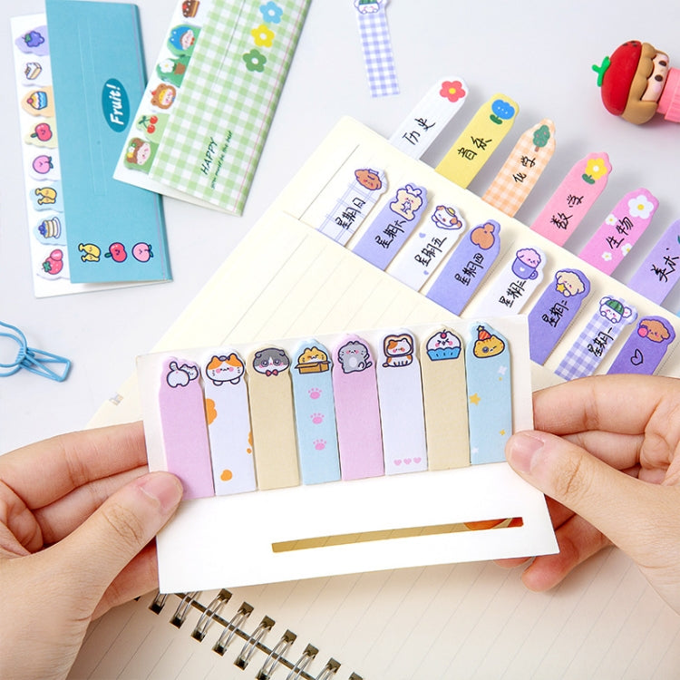 120sheets /Set Kawaii Sticky Tab Note Page Marker Writable and Repositionable File Flags, Spec:  Cat - Memo Paper by PMC Jewellery | Online Shopping South Africa | PMC Jewellery | Buy Now Pay Later Mobicred