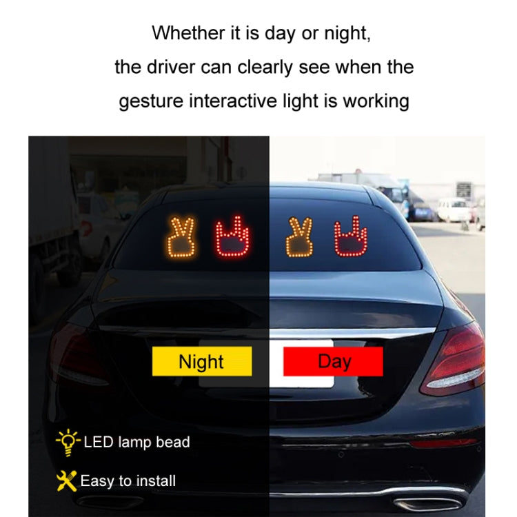 Car Interactive Finger Light Multi-function Warning Anti-rear Collision Light(OK) - Warning Lights by PMC Jewellery | Online Shopping South Africa | PMC Jewellery | Buy Now Pay Later Mobicred