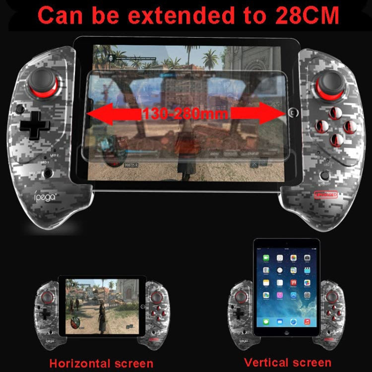 IPEGA PG-9083 Phone Tablet Bluetooth Wireless Stretch Gamepad For Android / IOS / PS3 / Switch(A Camouflage) - Gamepads by IPEGA | Online Shopping South Africa | PMC Jewellery | Buy Now Pay Later Mobicred