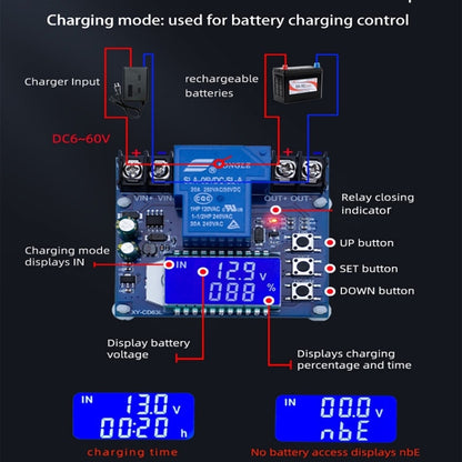 Battery Overshoot & Over-Discharge Protection Automatic Shutdown Switch Module - Other Accessories by PMC Jewellery | Online Shopping South Africa | PMC Jewellery | Buy Now Pay Later Mobicred