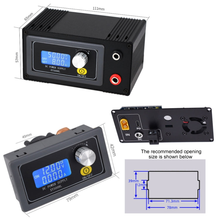 50V 8A DC Numerical Control Lithium Battery Step-Down Power Supply, Model: XY5008L - Power Module by PMC Jewellery | Online Shopping South Africa | PMC Jewellery | Buy Now Pay Later Mobicred