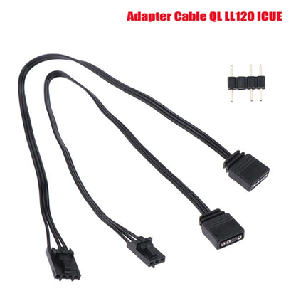 3Pin For Pirate Ship Controller Adapter Cable QL LL120 ICUE Divine Light Synchronization(25cm) - Cables & Connectors by PMC Jewellery | Online Shopping South Africa | PMC Jewellery | Buy Now Pay Later Mobicred