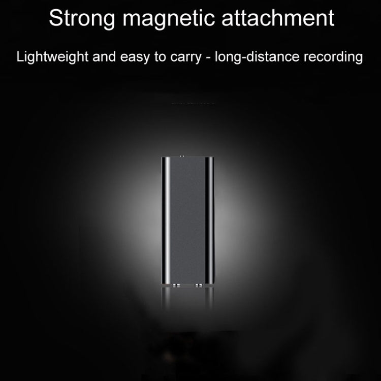 Q25 Intelligent Voice Recorder With Screen HD Noise Canceling Back Clip Voice Reporter, Size: 4GB(Black) - Recording Pen by PMC Jewellery | Online Shopping South Africa | PMC Jewellery | Buy Now Pay Later Mobicred