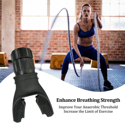 Breathing Exerciser Trainer Adjusts Resistance Lung Capacity Strengthener(Black) - Others by PMC Jewellery | Online Shopping South Africa | PMC Jewellery