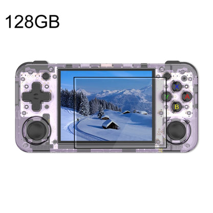 ANBERNIC RG35XX H Handheld Game Console 3.5 Inch IPS Screen Linux System 64GB+128GB(Transparent Purple) - Pocket Console by ANBERNIC | Online Shopping South Africa | PMC Jewellery | Buy Now Pay Later Mobicred