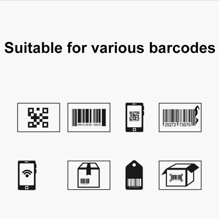 QR Code Scanner Mobile Phone Screen Supermarket Cashier Scanner, Model: Wireless - Barcode Scanner by PMC Jewellery | Online Shopping South Africa | PMC Jewellery | Buy Now Pay Later Mobicred