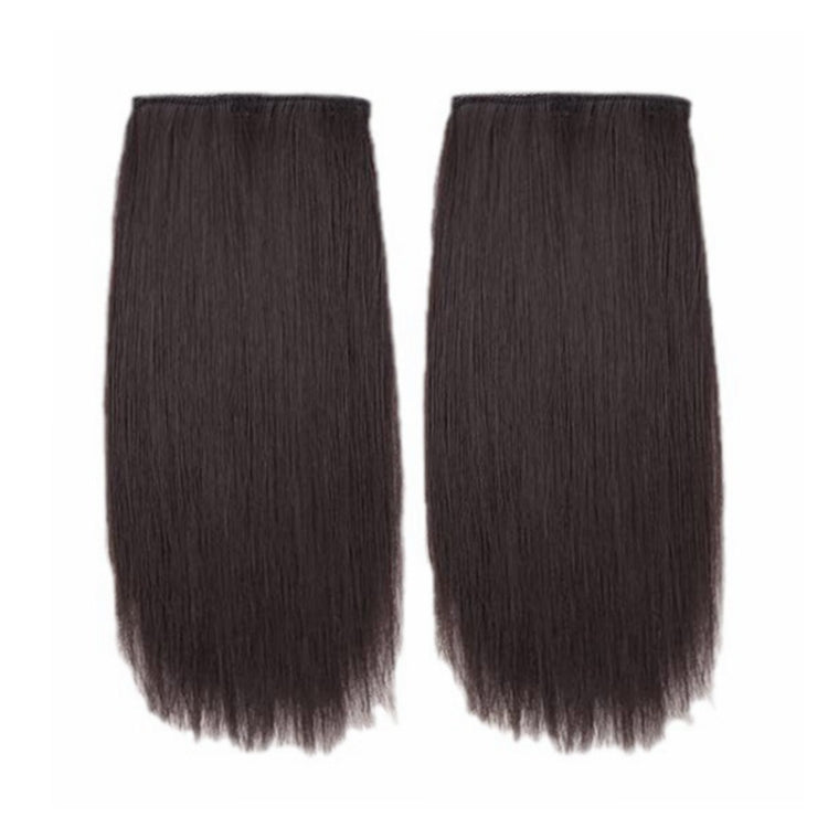 Invisible Pad Hair Roots Both Sides Puffy Wig Piece Faux Hair Extension Pad Hair Piece, Color: 20cm Natural Black - Wigs by PMC Jewellery | Online Shopping South Africa | PMC Jewellery