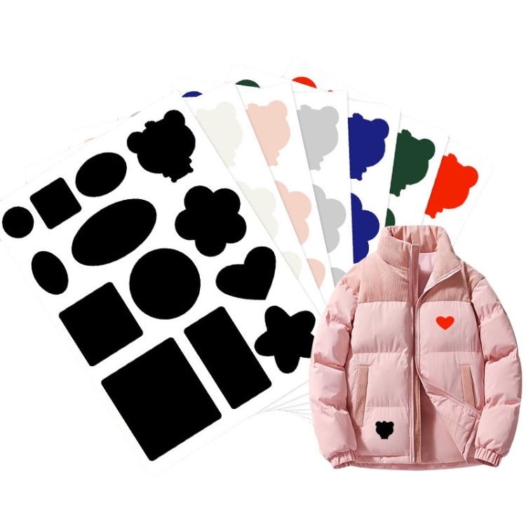 Self-Adhesive Down Jacket Patch Stickers Nylon Fabric Stickers Seamless Clothes Repair Hole Decals, Style: Whole Sheet Glossy - DIY Apparel Sewing by PMC Jewellery | Online Shopping South Africa | PMC Jewellery