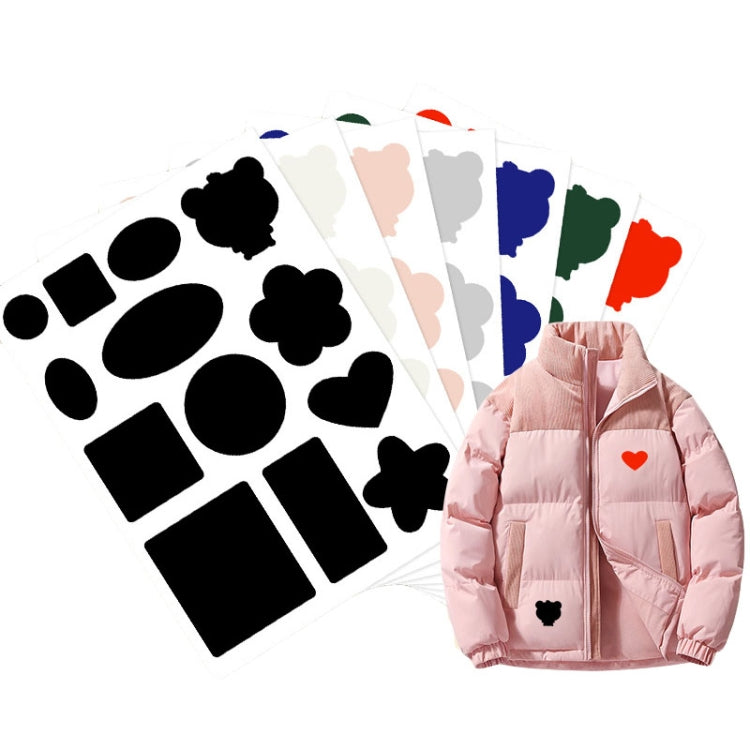 Self-Adhesive Down Jacket Patch Stickers Nylon Fabric Stickers Seamless Clothes Repair Hole Decals, Style: C Model Glossy - DIY Apparel Sewing by PMC Jewellery | Online Shopping South Africa | PMC Jewellery
