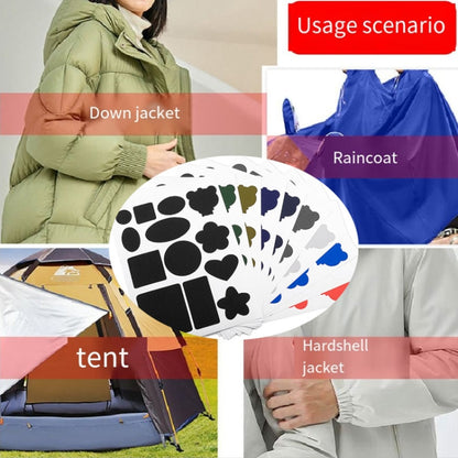 Self-Adhesive Down Jacket Patch Stickers Nylon Fabric Stickers Seamless Clothes Repair Hole Decals, Style: C Model - DIY Apparel Sewing by PMC Jewellery | Online Shopping South Africa | PMC Jewellery