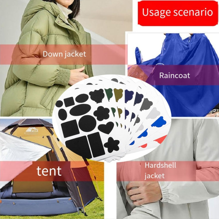 Self-Adhesive Down Jacket Patch Stickers Nylon Fabric Stickers Seamless Clothes Repair Hole Decals, Style: C Model Glossy - DIY Apparel Sewing by PMC Jewellery | Online Shopping South Africa | PMC Jewellery