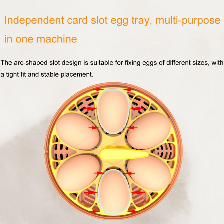 6-Eggs Small Household Experimental Children Smart Chicken Incubators, Spec: Manual US Plug - Incubators by PMC Jewellery | Online Shopping South Africa | PMC Jewellery