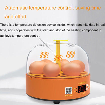 6-Eggs Small Household Experimental Children Smart Chicken Incubators, Spec: Automatic EU Plug - Incubators by PMC Jewellery | Online Shopping South Africa | PMC Jewellery