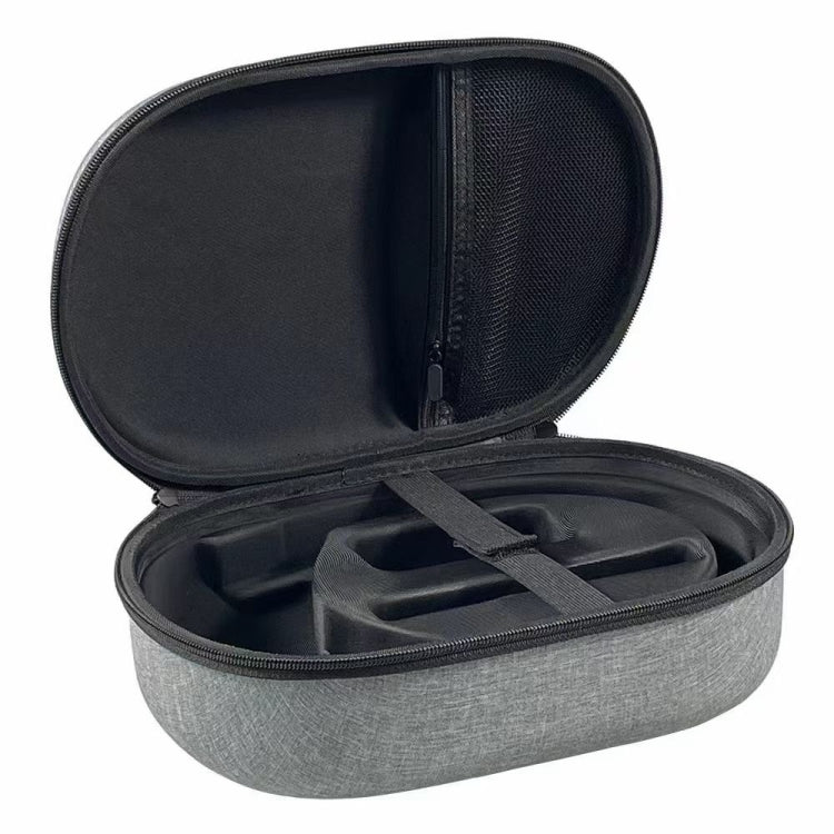 For Apple Vision Pro Head Wearing VR Glasses Storage Portable Bag Travel VR Protective Hard Case(Gray) - VR Accessories by PMC Jewellery | Online Shopping South Africa | PMC Jewellery | Buy Now Pay Later Mobicred