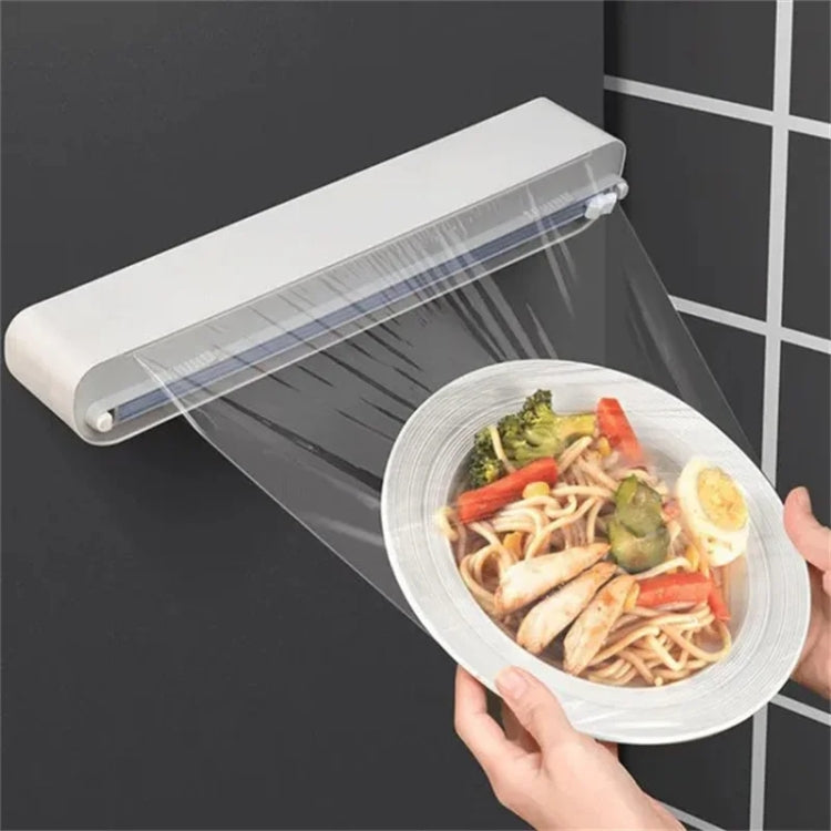 Wall-mounted Magnetic Cling Film Kitchen Paper Storage Cutter(Single Cutter) - Cutter & Peeler by PMC Jewellery | Online Shopping South Africa | PMC Jewellery