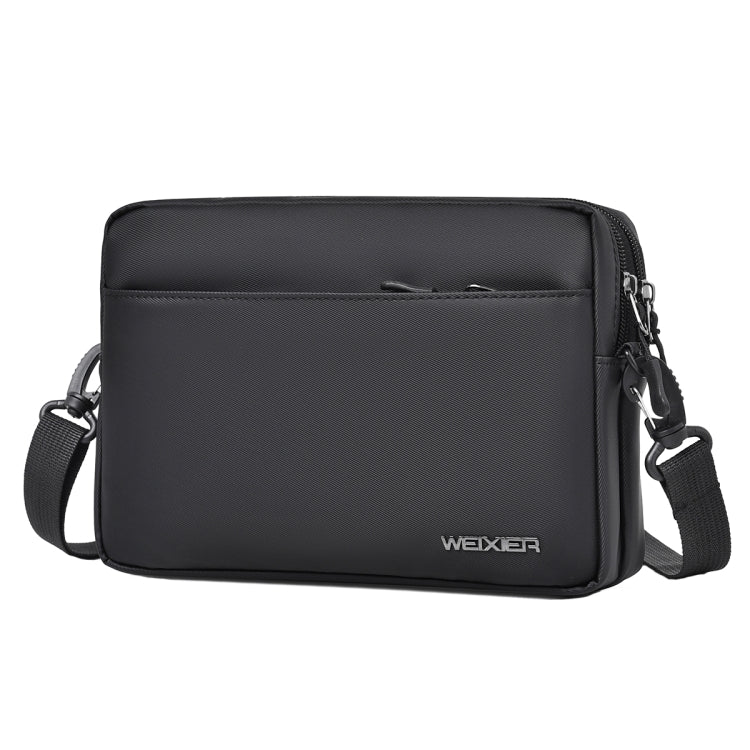 WEIXIER W128 Men Messenger Bag Outdoor Multifunctional Waterproof Wear-Resistant Shoulder Bag(Black) - Single-shoulder Bags by WEIXIER | Online Shopping South Africa | PMC Jewellery