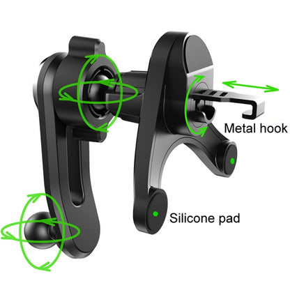 Car Air-conditioning Vent Y-shaped Base Mobile Phone Holder, Color: Ninth Generatio Green - Car Holders by PMC Jewellery | Online Shopping South Africa | PMC Jewellery | Buy Now Pay Later Mobicred