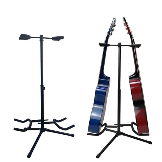 Adjustable Double Guitar Stand Holds Two Electric Or Acoustic Guitars - Stringed Instruments Accessories by PMC Jewellery | Online Shopping South Africa | PMC Jewellery