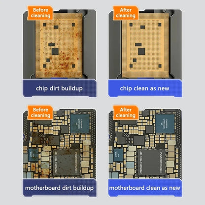 MECHANIC Cell Phone Motherboard Chip Degumming Brush PCB De-Tin Cleaning Cylinder Long Handle Brush, Style: Steel Wire - Brushes by MECHANIC | Online Shopping South Africa | PMC Jewellery