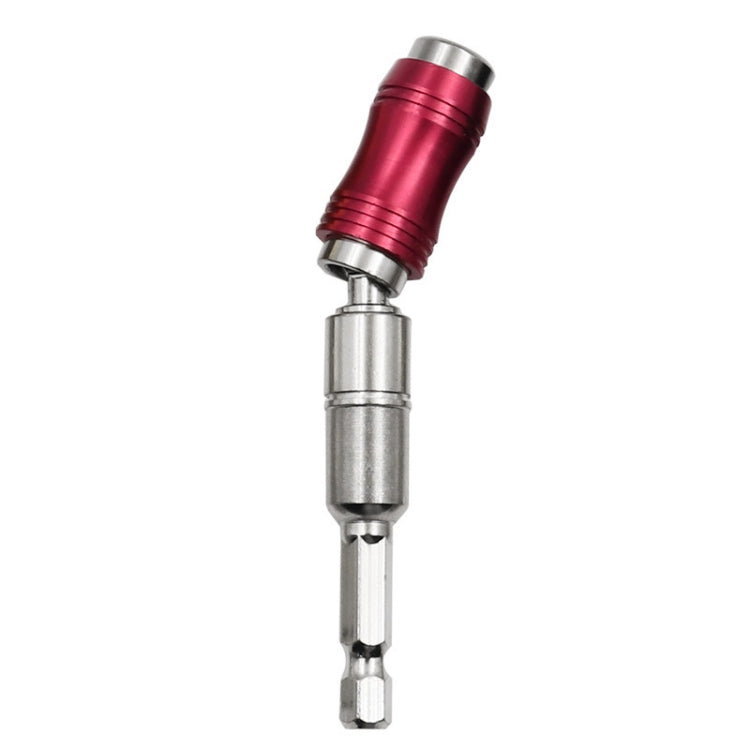 Hexagonal Shank Quick Release Self-Locking Joint Extension Rod Electric Drill Driver Extension Quick Conversion Bits(Silver+Red) - Screwdriver Tools by PMC Jewellery | Online Shopping South Africa | PMC Jewellery