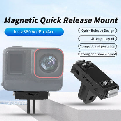 For Insta360 Ace / Ace Pro aMagisn Magnetic Quick Release Plastic Accessories Sports Camera Accessories - Others by aMagisn | Online Shopping South Africa | PMC Jewellery | Buy Now Pay Later Mobicred