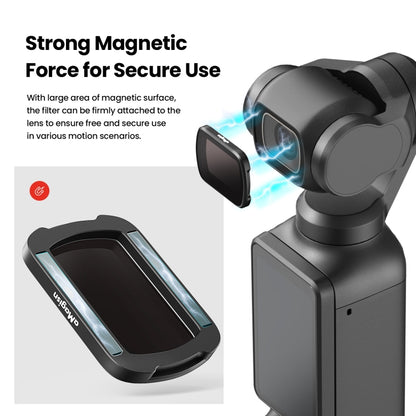 For DJI Osmo Pocket 3 aMagisn HD Double Sided Coated Filters Sports Camera Protective Goggles, Style: ND16+ND64+ND256 + CPL - Lens Accessories by aMagisn | Online Shopping South Africa | PMC Jewellery | Buy Now Pay Later Mobicred