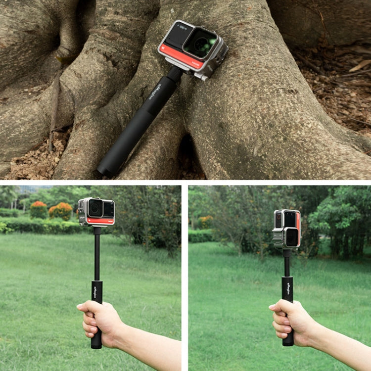 aMagisn 120cm Invisible Straight Pull Selfie Stick Sports Camera Accessories, Specification: Rod+1/4 Turn 3 Jaw+Screw - Extendable Pole by aMagisn | Online Shopping South Africa | PMC Jewellery | Buy Now Pay Later Mobicred