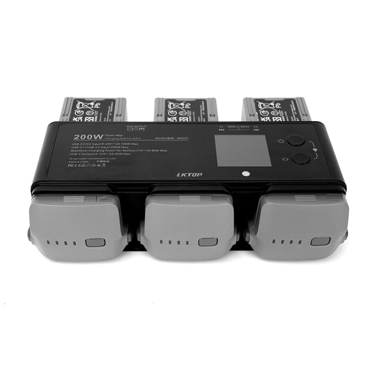 For DJI Air 3 Smart Flight Battery LKTOP 200W 3-Channel Charging Manager - Charger by LKTOP | Online Shopping South Africa | PMC Jewellery | Buy Now Pay Later Mobicred