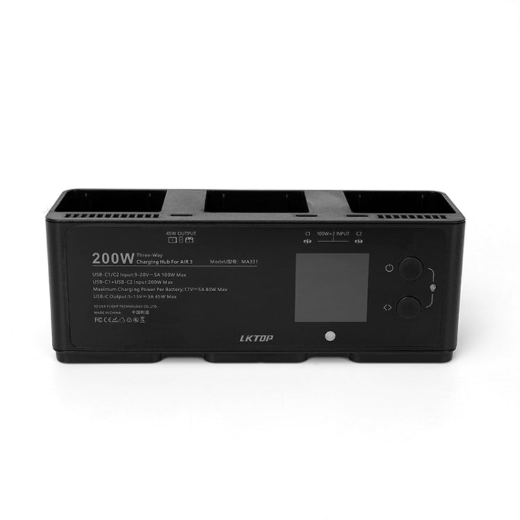 For DJI Air 3 Smart Flight Battery LKTOP 200W 3-Channel Charging Manager - Charger by LKTOP | Online Shopping South Africa | PMC Jewellery | Buy Now Pay Later Mobicred