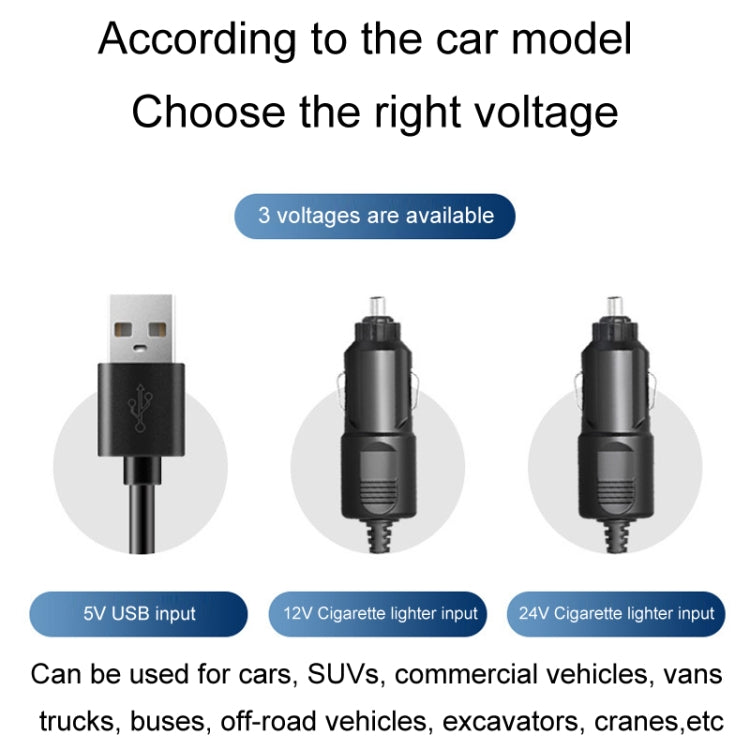 SUITU Car Foldable Cooling Fan Automobile Summer Temperature Reduction Fan, Model: Single 5V USB Energized - Heating & Fans by SUITU | Online Shopping South Africa | PMC Jewellery | Buy Now Pay Later Mobicred