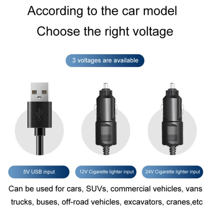 SUITU Car Foldable Cooling Fan Automobile Summer Temperature Reduction Fan, Model: Dual 12V Cigarette Lighter Energized - Heating & Fans by SUITU | Online Shopping South Africa | PMC Jewellery | Buy Now Pay Later Mobicred