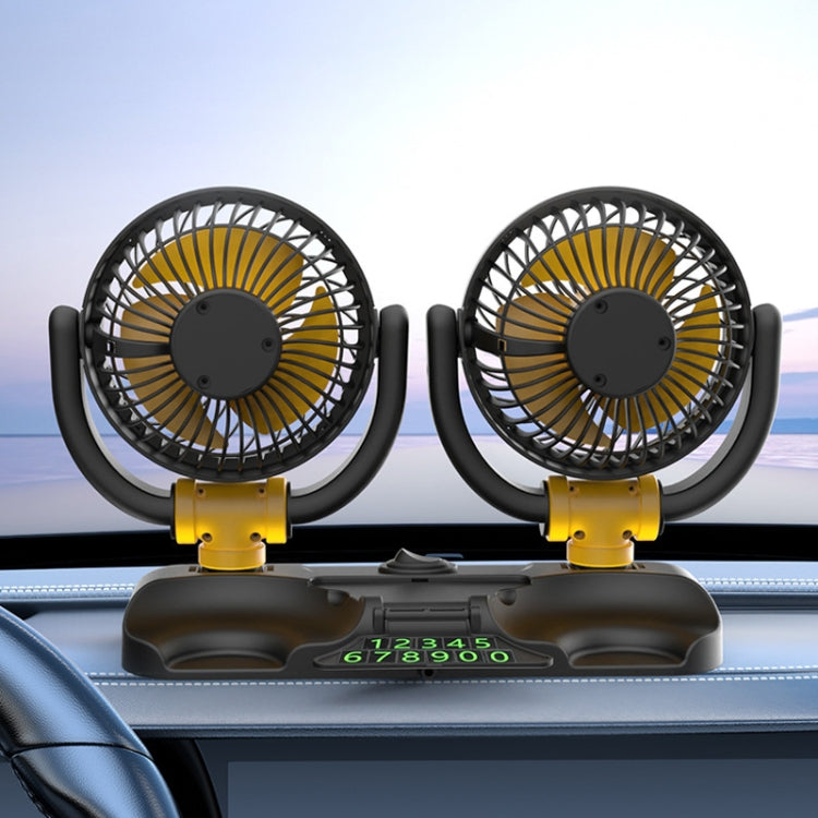 SUITU Car Foldable Cooling Fan Automobile Summer Temperature Reduction Fan, Model: Single 24V Cigarette Lighter Energized - Heating & Fans by SUITU | Online Shopping South Africa | PMC Jewellery | Buy Now Pay Later Mobicred