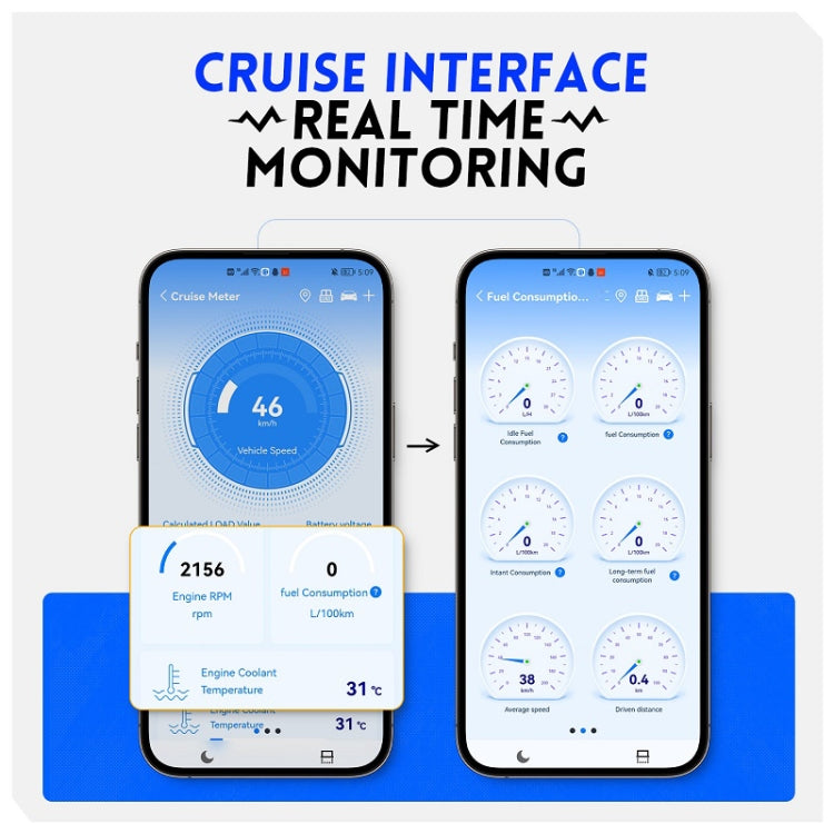 FNIRSI Bluetooth 5.1 Car Engine OBD2 Fault Code Diagnostic Instrument(English) - Electronic Test by FNIRSI | Online Shopping South Africa | PMC Jewellery | Buy Now Pay Later Mobicred