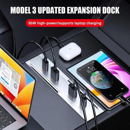 For 2023.9 Tesla Model 3 65W Central Control USB Interface Expansion Dock(Original Color) - DIY Modified Charger by PMC Jewellery | Online Shopping South Africa | PMC Jewellery | Buy Now Pay Later Mobicred