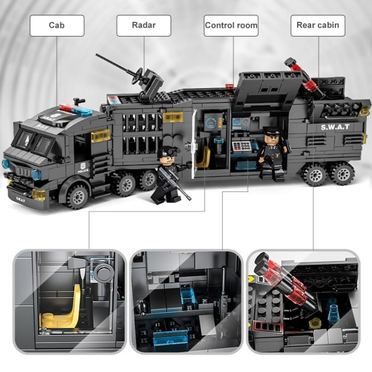 SWAT Shape Mecha Building Blocks Small Particle Assembled Educational Toys, Spec: 8-in-3 SWAT Pioneer - Building Blocks by PMC Jewellery | Online Shopping South Africa | PMC Jewellery | Buy Now Pay Later Mobicred