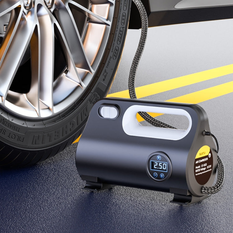 SUITU ST-5523 Vehicle Portable Pneumatic Pump With Cable Powerful Automobile Tire Inflator, Model: Digital - Inflatable Pump by SUITU | Online Shopping South Africa | PMC Jewellery