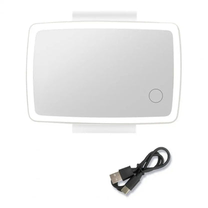 Car Sun Visor LED Light Cosmetic Mirror(White) - Interior Mirrors by PMC Jewellery | Online Shopping South Africa | PMC Jewellery