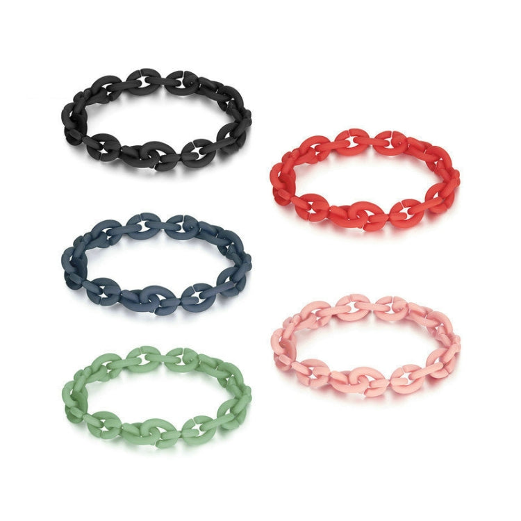 Silicone Acrylic Splicing DIY Bracelet Jewelry(PMB001-GN) - Bracelets by PMC Jewellery | Online Shopping South Africa | PMC Jewellery