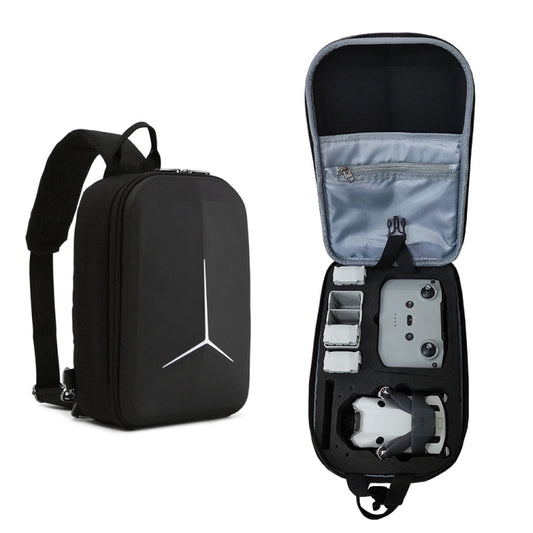 For DJI Mini 4 Pro Drone Chest Bag Backpack Crossbody Bag Storage Box(Black) - Backpacks & Bags by PMC Jewellery | Online Shopping South Africa | PMC Jewellery