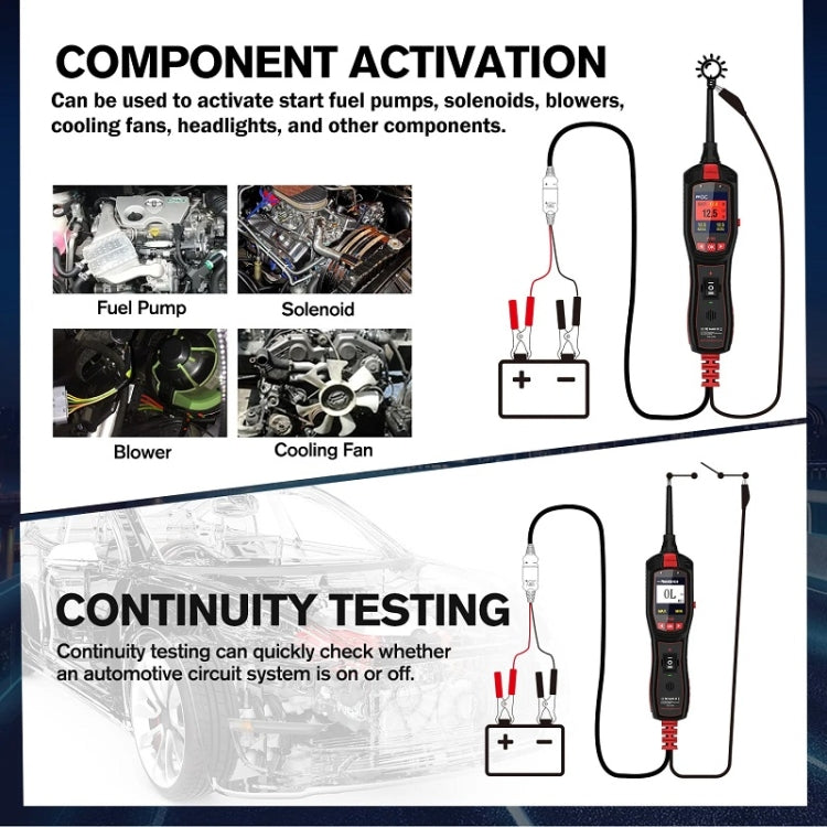 JDiag 6-30V Electrical Detector Fuel Injector Signal Detection Vehicle System Diagnosis(P150) - Electronic Test by JDiag | Online Shopping South Africa | PMC Jewellery | Buy Now Pay Later Mobicred