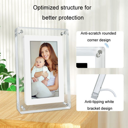 5 Inch HD Digital Photo Frame Crystal Advertising Player 1080P Motion Video Picture Display Player(US Plug) - 1.5-7.0 inch by PMC Jewellery | Online Shopping South Africa | PMC Jewellery | Buy Now Pay Later Mobicred