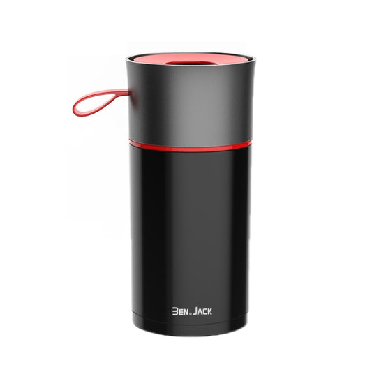 BEN.JACK Cylindrical Car Water Cup Holder Tissue Box(Black Red) - Stowing Tidying by BEN.JACK | Online Shopping South Africa | PMC Jewellery | Buy Now Pay Later Mobicred