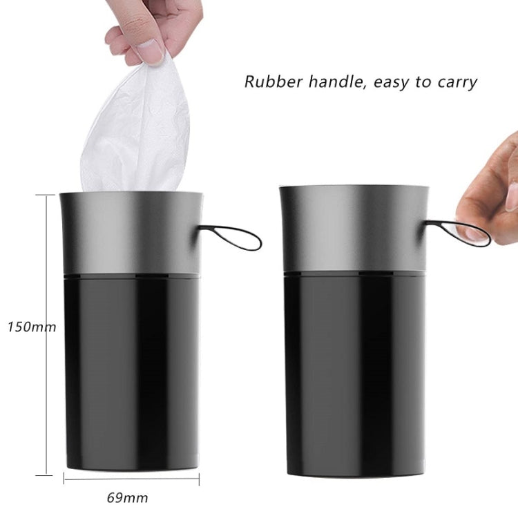 BEN.JACK Cylindrical Car Water Cup Holder Tissue Box(Black Gray) - Stowing Tidying by BEN.JACK | Online Shopping South Africa | PMC Jewellery | Buy Now Pay Later Mobicred